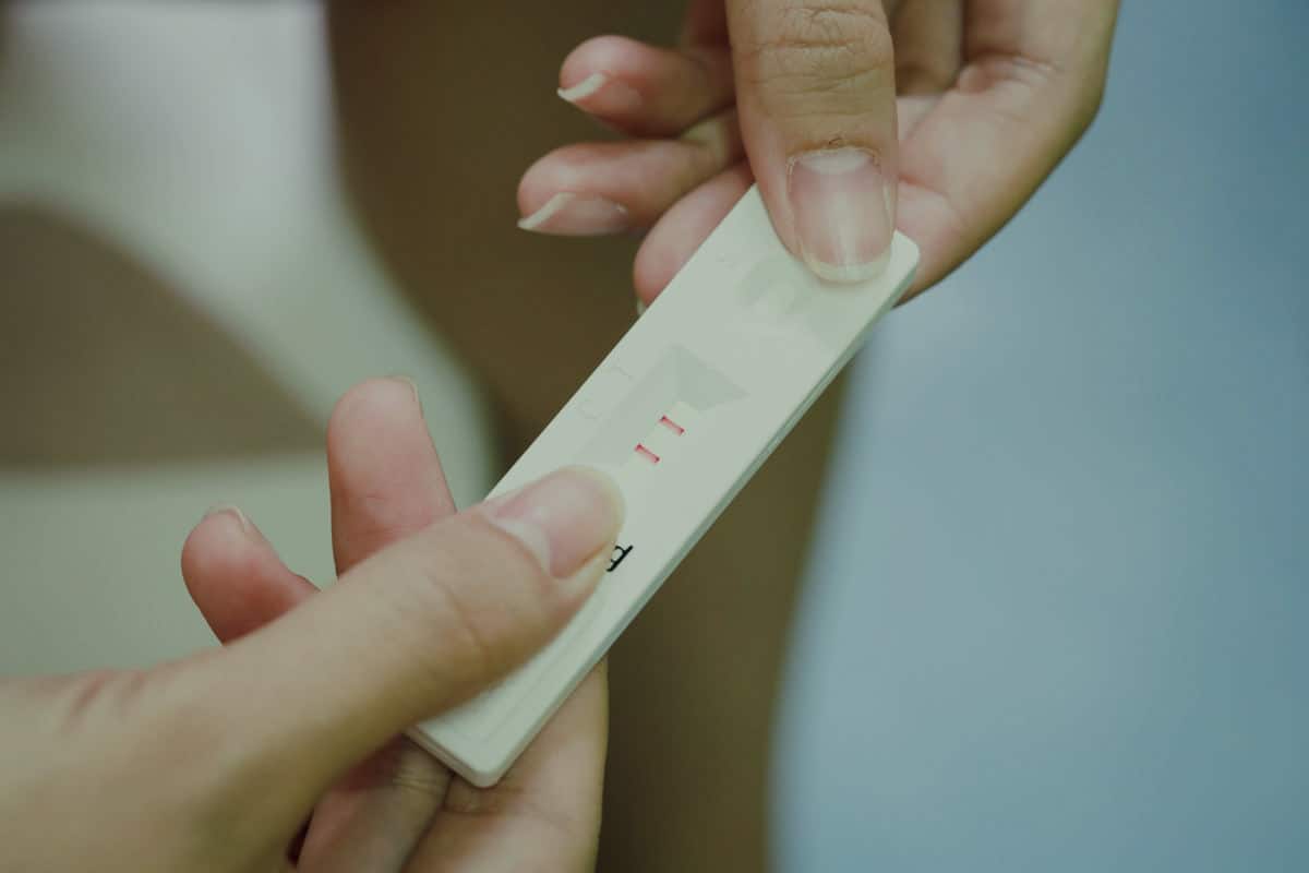 اختبار الحمل ايجابي ولست حامل